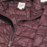GAP Womens Puffer Jacket Purple Nylon S