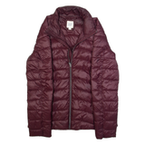 GAP Womens Puffer Jacket Purple Nylon S