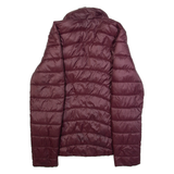 GAP Womens Puffer Jacket Purple Nylon S