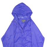 REGATTA Womens Rain Jacket Purple Hooded M