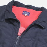 JOULES Womens Quilted Gilet Blue Diamond M