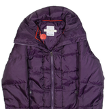FAT FACE Womens Puffer Jacket Purple S