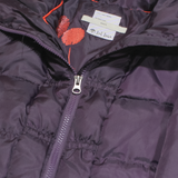 FAT FACE Womens Puffer Jacket Purple S