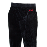 FILA Womens Trousers Black Relaxed Tapered W30 L28