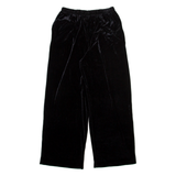 IVY Womens Trousers Black Relaxed Straight W26 L30