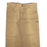 LACOSTE Mens Trousers Beige Relaxed Straight W40 L29