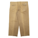 LACOSTE Mens Trousers Beige Relaxed Straight W40 L29