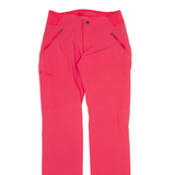 COLUMBIA Outdoor Womens Trousers Pink Slim Straight Nylon W30 L34