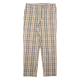 Womens Trousers Beige Regular Tapered W32 L29