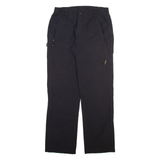 HS OUTERWEAR Mens Trousers Black Relaxed Straight W30 L30