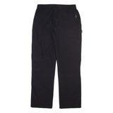 HS OUTERWEAR Mens Trousers Black Relaxed Straight W30 L30