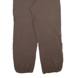 MAMMUT Detachable Legs Womens Trousers Brown Relaxed Tapered W28 L27