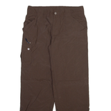 COLUMBIA Womens Trousers Black Relaxed Straight Nylon W30 L29