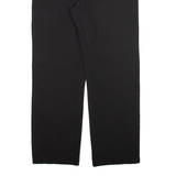 HS OUTERWEAR Mens Trousers Black Regular Straight W30 L30