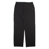 HS OUTERWEAR Mens Trousers Black Regular Straight W30 L30