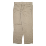 DOCKERS Mens Trousers Beige Regular Straight W36 L31