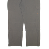 HS OUTERWEAR Detachable Legs Womens Trousers Grey Relaxed Straight Nylon W32 L30