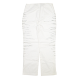 ZUCCHERO Womens Trousers White Regular Straight W32 L29