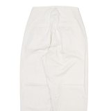 COEN BASICS Womens Trousers Cream Relaxed Tapered W24 L25