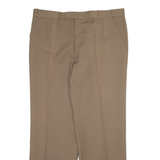 Mens Trousers Beige Regular Straight W36 L30