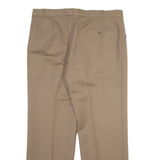Mens Trousers Beige Regular Straight W36 L30