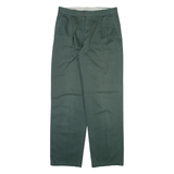 SCHILD Mens Trousers Green Regular Straight W30 L32