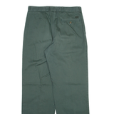SCHILD Mens Trousers Green Regular Straight W30 L32