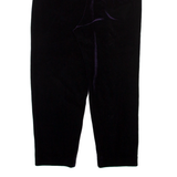 Womens Trousers Purple Regular Tapered W20 L21