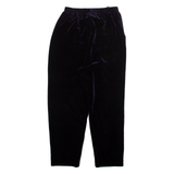 Womens Trousers Purple Regular Tapered W20 L21