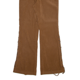 FASHION STREET Womens Trousers Brown Regular Bootcut W28 L30