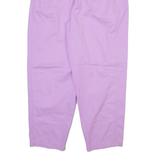 CHARLES VOGELE Womens Trousers Purple Relaxed Tapered W30 L27