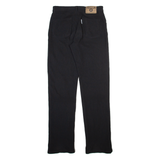 BLACKSMITH Womens Trousers Black Slim Straight W28 L33