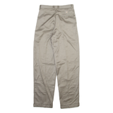 KIKADA Mens Trousers Beige Relaxed Straight W28 L31