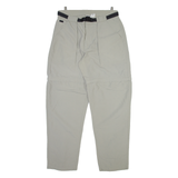 THE NORTH FACE Detachable Legs Mens Trousers Grey Relaxed Straight Nylon W30 L31