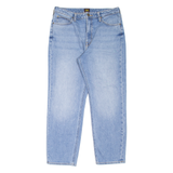 LEE Carroll Womens Jeans Blue Regular Tapered Stone Wash W32 L27