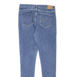 LEVI'S 720 High Rise BIG E Womens Jeans Blue Slim Skinny Stone Wash W32 L32