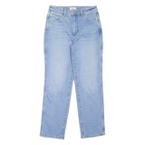 WRANGLER Wild West High Rise Womens Jeans Blue Straight Stone Wash W27 L27
