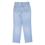 WRANGLER Wild West High Rise Womens Jeans Blue Straight Stone Wash W27 L27