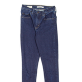 LEVI'S 721 High Rise BIG E Womens Jeans Blue Slim Skinny W25 L28