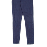 LEVI'S 721 High Rise BIG E Womens Jeans Blue Slim Skinny W25 L28