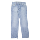 DIESEL Mens Jeans Blue Regular Straight Stone Wash W33 L35