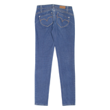 LEVI'S Low Rise Womens Jeans Blue Slim Skinny Stone Wash W26 L32