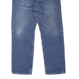 WRANGLER Mens Jeans Blue Regular Straight Stone Wash W36 L30