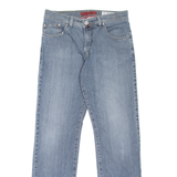 PIERRE CARDIN Deauville Mens Jeans Blue Slim Straight Stone Wash W32 L31