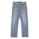 PIERRE CARDIN Deauville Mens Jeans Blue Slim Straight Stone Wash W32 L31