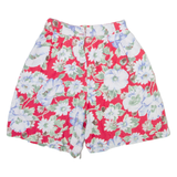 TALBOTS Womens Casual Shorts Red Relaxed Floral L W28