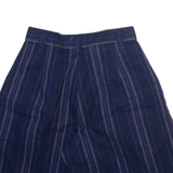 SKOOZI Womens Casual Shorts Black Striped XXS W24