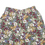 CAPACITY Womens Casual Shorts Green Relaxed Floral M W26