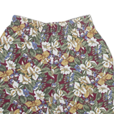 CAPACITY Womens Casual Shorts Green Relaxed Floral M W26