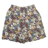CAPACITY Womens Casual Shorts Green Relaxed Floral M W26